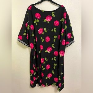R&K ROSE T-SHIRT DRESS